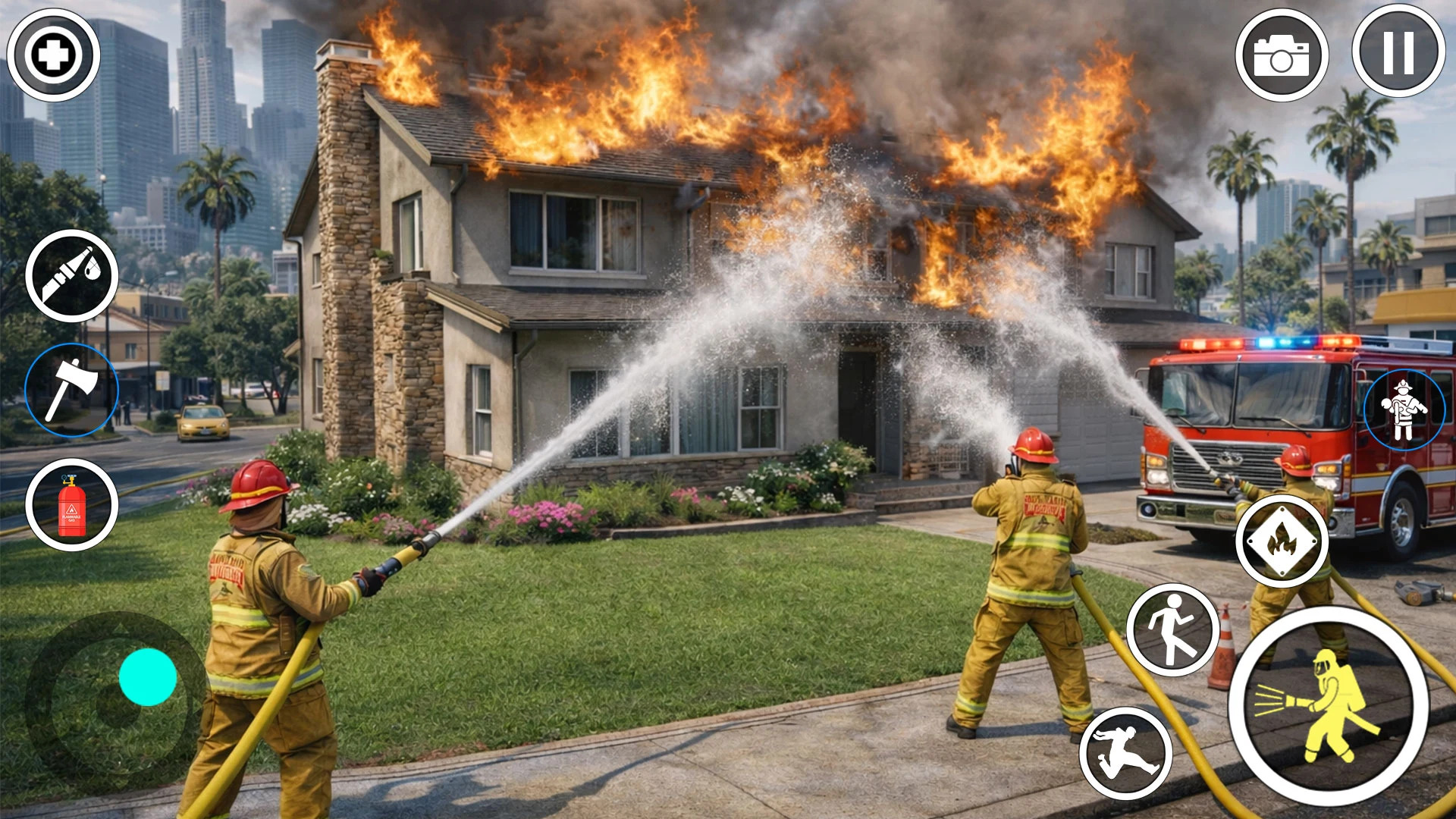 Us Firefighter City Rescue Sim screenshot