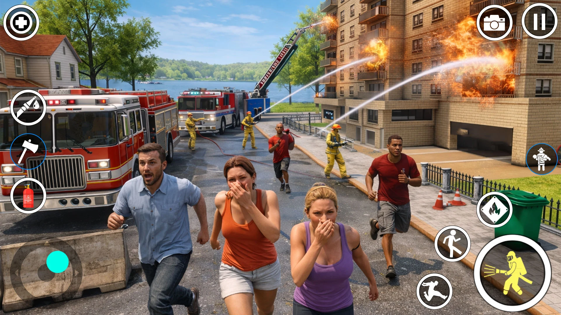 Us Firefighter City Rescue Sim screenshot