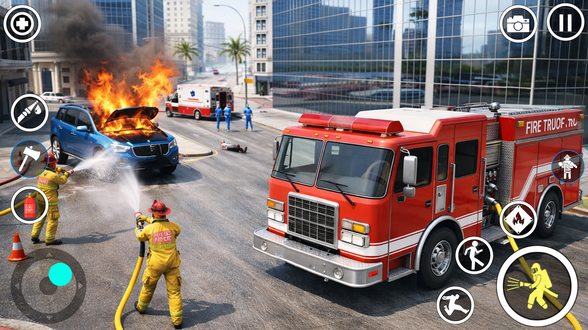 Us Firefighter City Rescue Sim screenshot